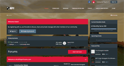 Desktop Screenshot of multiplayerforums.com