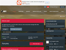 Tablet Screenshot of multiplayerforums.com